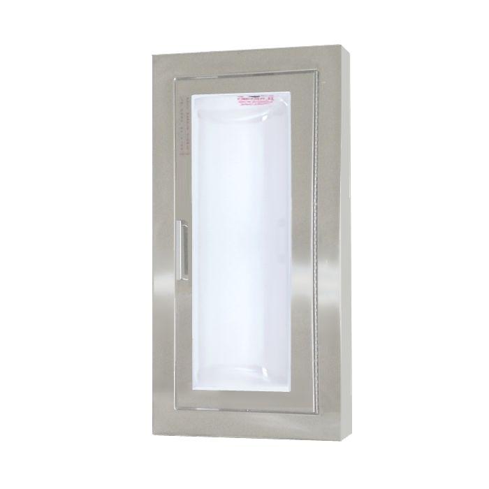 Clear Vu - Brass-25 Clear Acrylic Bubble-F Full Glazing in 1-1/4” wide Frame-Surface Mount