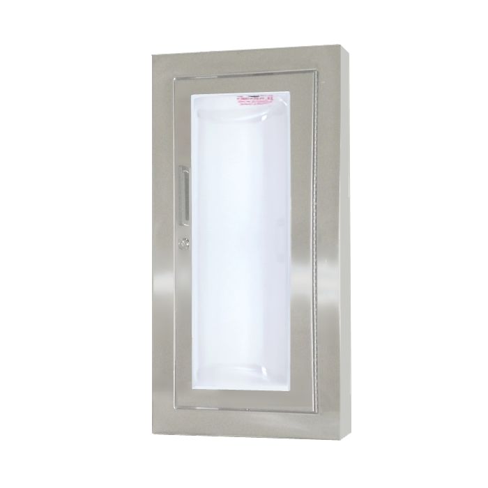 Clear Vu - Brass-25 Clear Acrylic Bubble-G Full Glazing with SAF-T-LOK™ in 1-1/4” Frame-Surface Mount