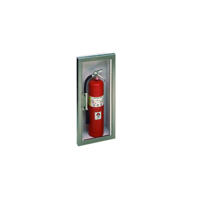 Fits standard Extinguishers 2.5 to 10 Pounds. -1 1/2" Square-C70 Clear 3/16" Unlettered Smooth Acrylic-Clear Glazing