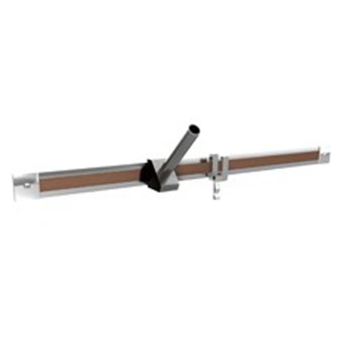 4' Length Aluminum 1" Maprail w/ cork insert
