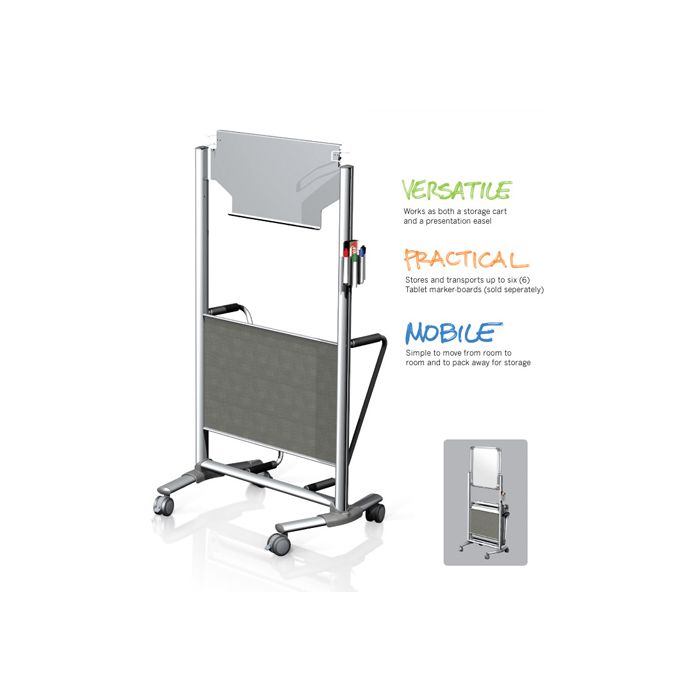 Nexus Caddy - Mobile Storage Cart/Easel - 56⅞" x 32½"