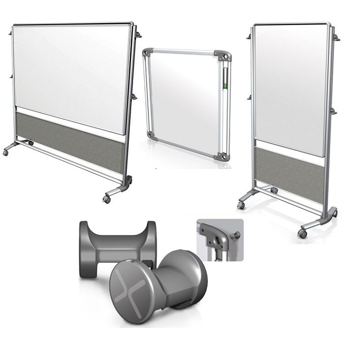 Nexus Collaboration Kit - IdeaWall, Easel, Caddy, 6 Tablets, 12 X-Pegs - (Ships in 4 cartons)