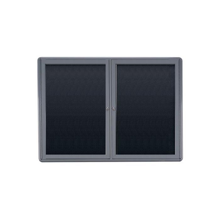 Ghent 2-Door Ovation Letterboard - Gray Frame