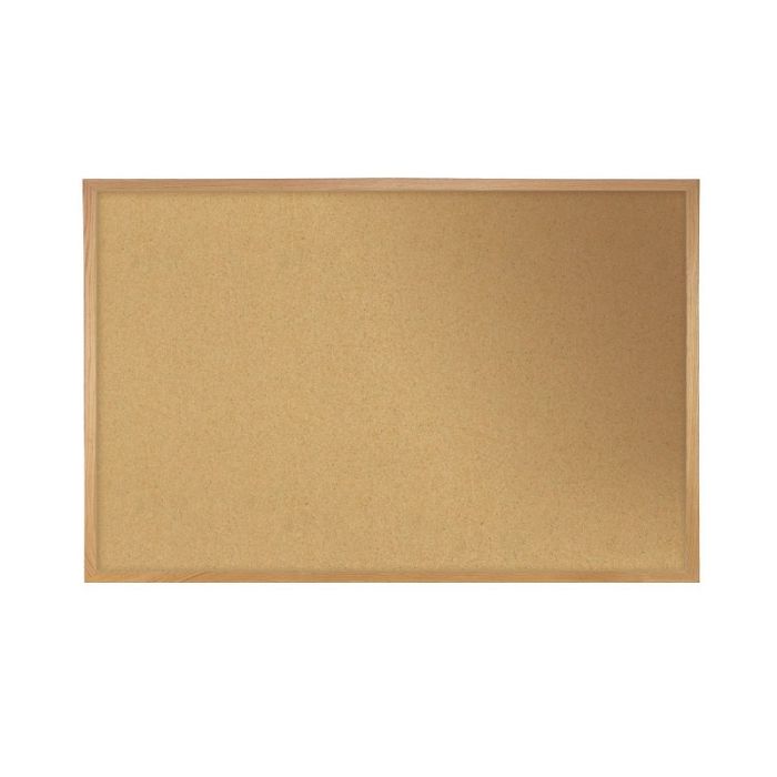 Wood Frame 1/2" Premium Natural Cork Tackboard