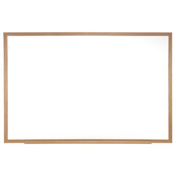 Ghent Wood Frame Porcelain Magnetic Whiteboard - 24" x 36"