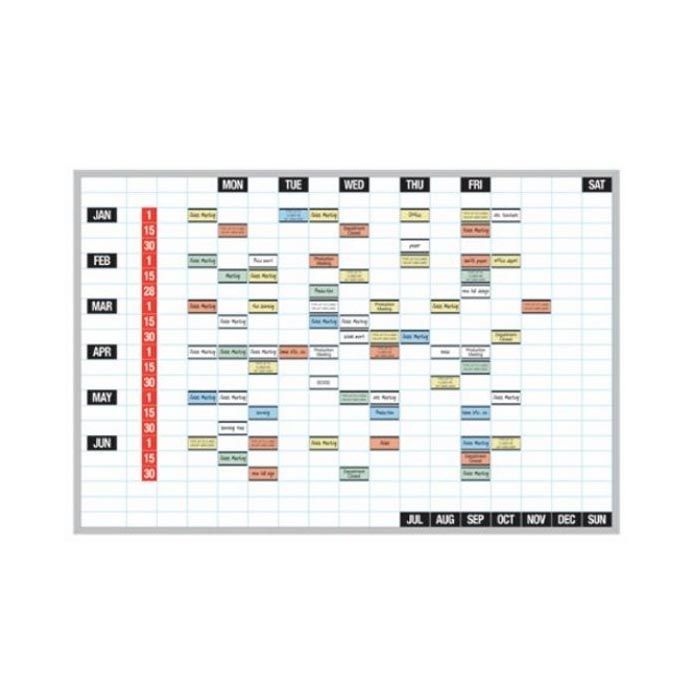 Magna Visual Magnetic Work/Planning Board Kit - Work/Plan "B"