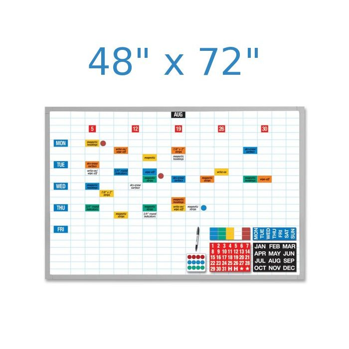 Magna Visual Magnetic Planning Kit 48 x 72