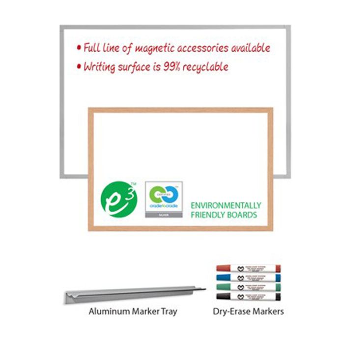 Premium Dry Erase Porcelain Board Kit 24" x 36"