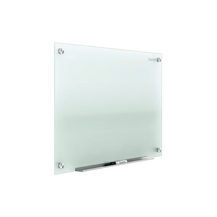 Quartet Infinity Glass Board - 24" x 18" - Frosted - Non Magnetic