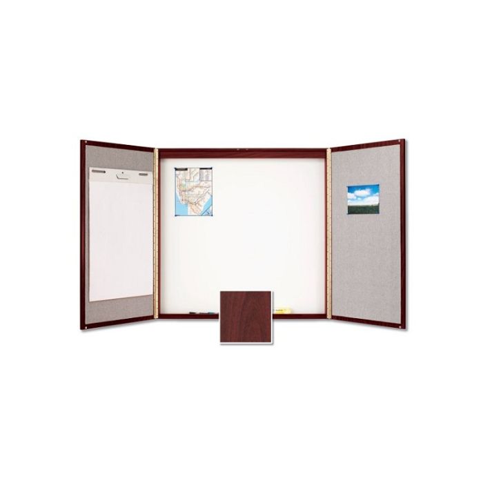 Quartet Premium Conference Cabinet - 4' x 4' - Mahogany