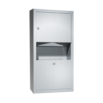 American Specialties 0462-AD-9 SURFACE MOUNTED PAPER TOWEL DISPENSER AND WASTE RECEPTACLE