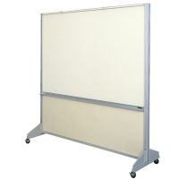 1602 Room Divider LCS both sides - Fabricork Kick Panel - Magnetic Surface