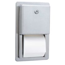 Bobrick 3888 Recessed Multi-Roll Toilet Tissue Dispenser