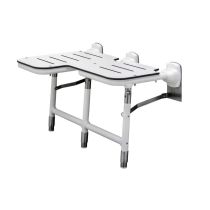 Bobrick 918116R Bariatric Folding Shower Seat with Legs
