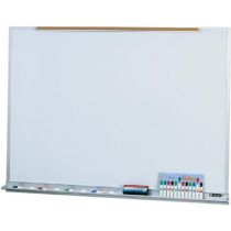 Claridge Products LCS Deluxe Magnetic Whiteboard with Map Rail