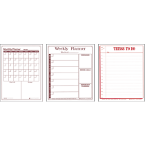 Daily-Things To Do Dry-Erasable Planner - 10" x 12"