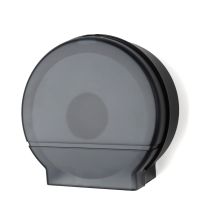 Palmer Fixture RD0026-02 Single 9" Jumbo Tissue Dispenser - Adaptor Optional - Black Translucent