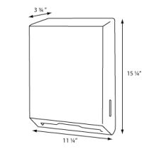 0170 Multi/C-Fold Towel Dispenser