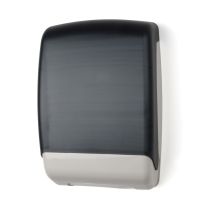 Palmer Fixture TD0179-01 Plastic Multifold Towel Dispenser - Dark Translucent